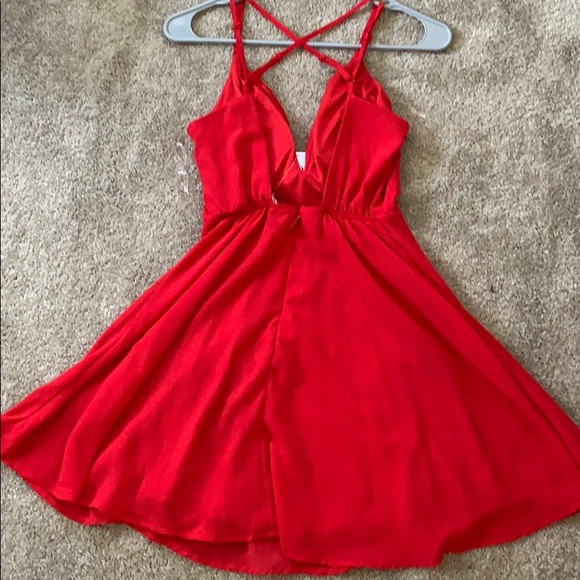 Red Charlotte Russe dress - Picture 2 of 2